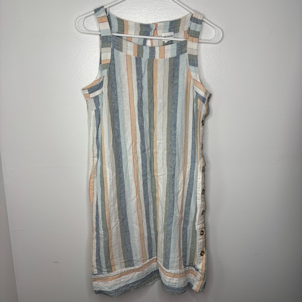 For Cynthia Mini Linen Dress